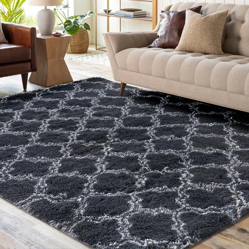 Shag Area Rugs for Bedroom Living Room,Ultra Soft Fluffy Area Rugs for Dorm, Indoor Carpet Nursery Rugs for Kids Room Home Decor
