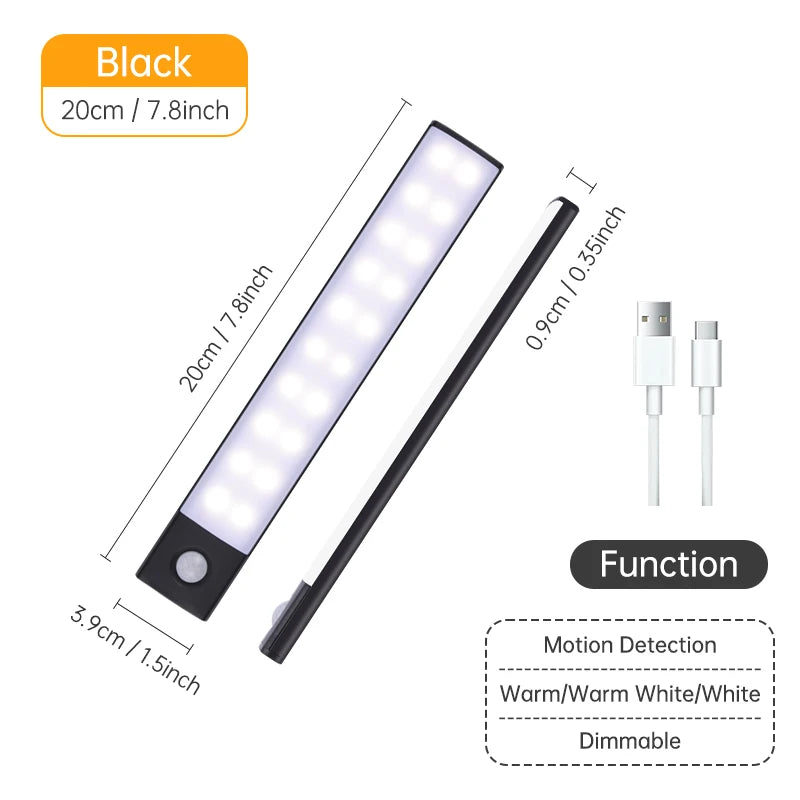 USB Motion Sensor LED Night Light