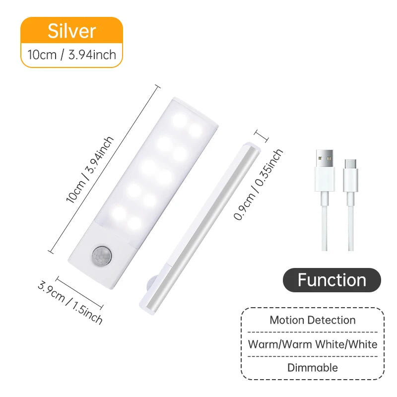 USB Motion Sensor LED Night Light