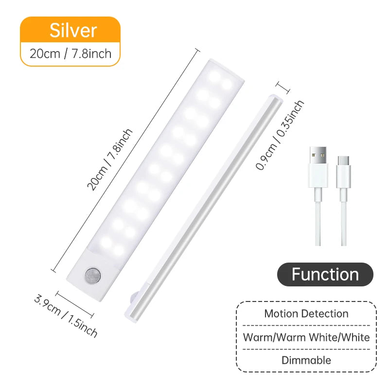 USB Motion Sensor LED Night Light
